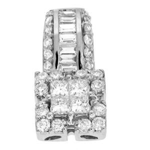 White Gold Diamond Pendant White Gold Diamond Pendant
