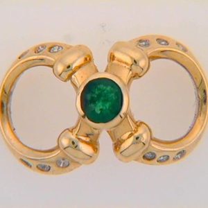 Emerald & Diamond Pendant Emerald & Diamond Pendant