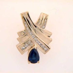 Sapp/ Dia Pendant Sapp/ Dia Pendant