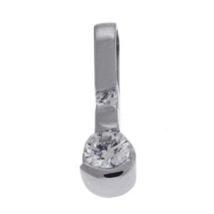 White Gold Diamond Pendant White Gold Diamond Pendant