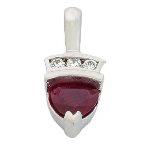 Ruby & Diamond Pendant Ruby & Diamond Pendant