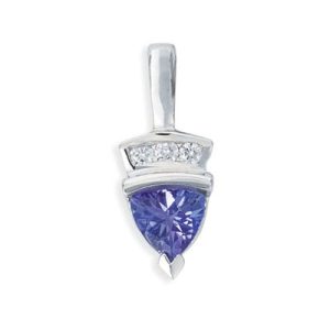 Tanzanite./diamond Pendant Tanzanite./diamond Pendant