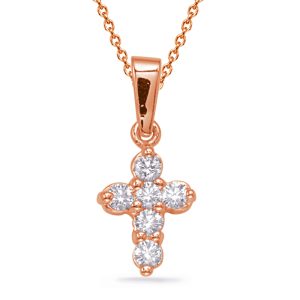 Rose Gold Diamond Cross Rose Gold Diamond Cross