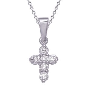 White Gold Diamond Cross White Gold Diamond Cross