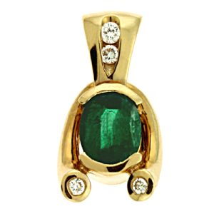 Emerald./diamond Pendant Emerald./diamond Pendant