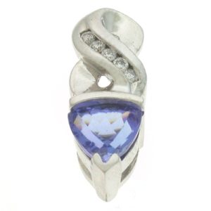 Tanzanite & Diamond Pendant