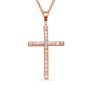 Rose Gold Fishtail Cross Rose Gold Fishtail Cross