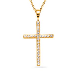Diamond Fishtail Cross Diamond Fishtail Cross