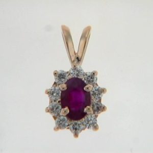 Ruby & Diamond Pemdant Ruby & Diamond Pemdant