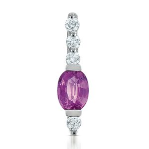 Pink Sapphire & Dia Pendant Pink Sapphire & Dia Pendant