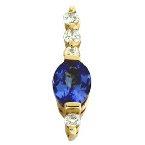 Tanzanite & Diamond Pendant Tanzanite & Diamond Pendant