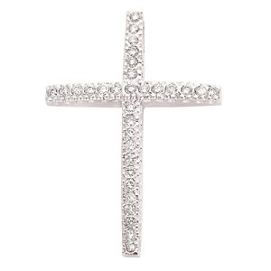 White Gold Diamond Cross White Gold Diamond Cross