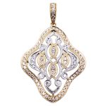 White & Yellow Gold Pendant