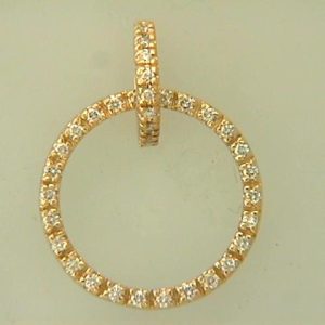 Diamond Circle Pendant Diamond Circle Pendant