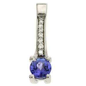 Tanzanite./diamond Pendant Tanzanite./diamond Pendant