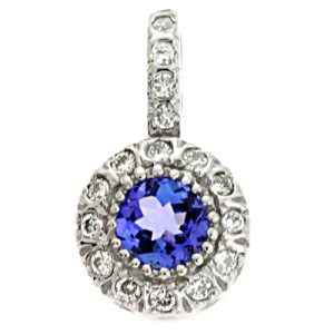 Tanzanite./diamond Pendant Tanzanite./diamond Pendant