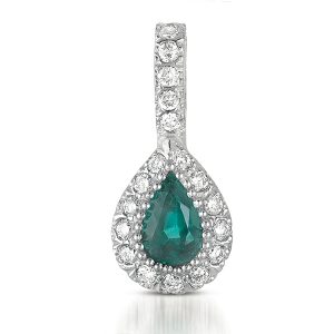 Emerald & Diamond Pendant