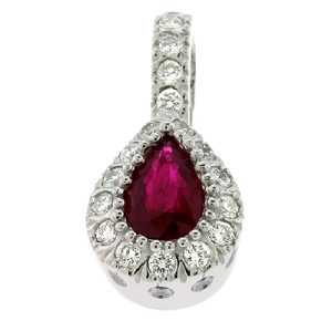 Ruby & Diamond Pendant Ruby & Diamond Pendant