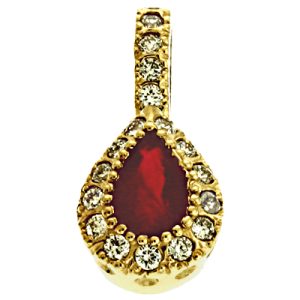 Ruby & Diamond Pendant Ruby & Diamond Pendant