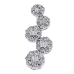 White Gold Diamond Pendant White Gold Diamond Pendant