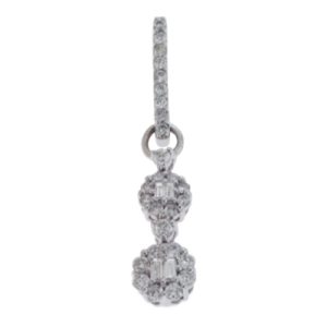 White Gold Diamond Pendant White Gold Diamond Pendant