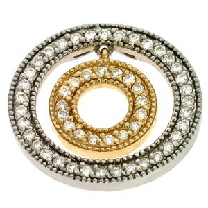 Yellow & White Gold Diamond Pendant Yellow & White Gold Diamond Pendant