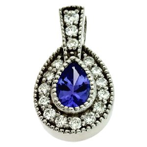 Tanzanite & Diamond Pendant Tanzanite & Diamond Pendant