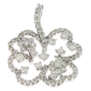 White Gold Diamond Pendant White Gold Diamond Pendant