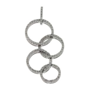 White Gold Diamond Circle White Gold Diamond Circle