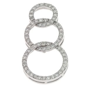 White Gold Diamond Pendant White Gold Diamond Pendant