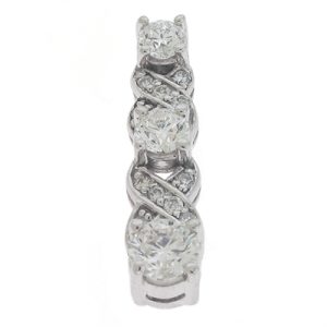 White Gold Diamond Pendant White Gold Diamond Pendant