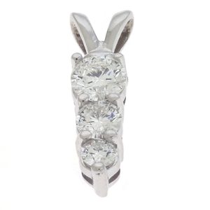White Gold Diamond Pendant White Gold Diamond Pendant