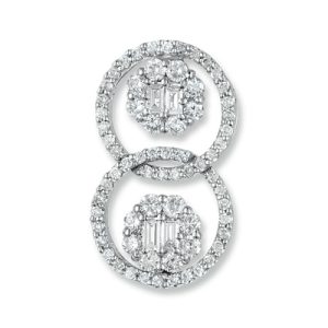 White Gold Diamond Pendant White Gold Diamond Pendant