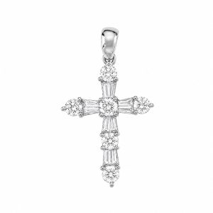 White Gold Cross Pendant White Gold Cross Pendant