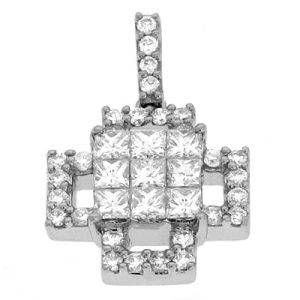 White Gold Diamond Pendant White Gold Diamond Pendant