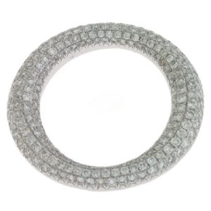 White Gold Diamond Pave Pendant White Gold Diamond Pave Pendant