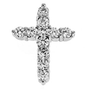 White Gold Diamond Cross White Gold Diamond Cross