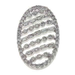 White Gold Diamond Pendant White Gold Diamond Pendant