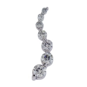 White Gold Journey Charm White Gold Journey Charm