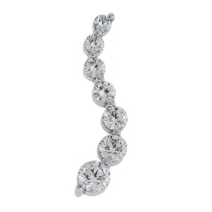 White Gold Journey Charm White Gold Journey Charm