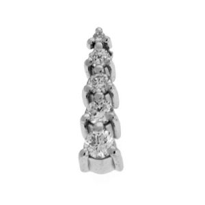 White Gold Journey Charm White Gold Journey Charm