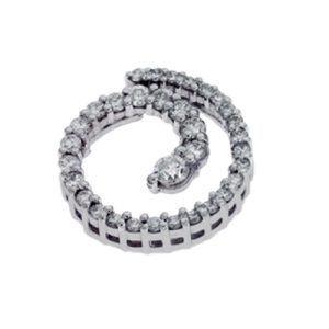 White Gold Journey Charm White Gold Journey Charm