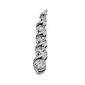 White Gold Journey Pendant White Gold Journey Pendant