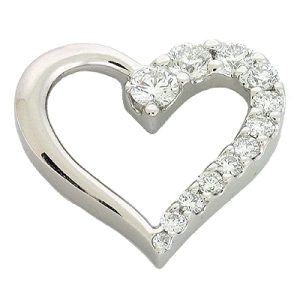 White Gold Journey Heart White Gold Journey Heart