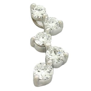 White Gold Journey Charm White Gold Journey Charm