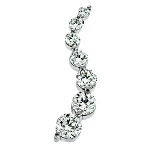 White Gold Journey Charm White Gold Journey Charm