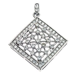 White Gold Charm