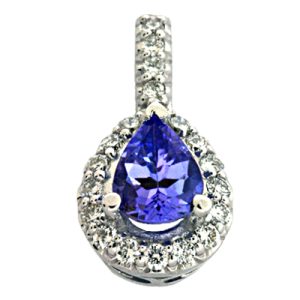 Tanzanite & Diamond Pendant Tanzanite & Diamond Pendant