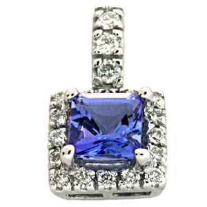Tanzanite & Diamond Pendant Tanzanite & Diamond Pendant