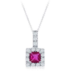 Ruby & Diamond Pendant Ruby & Diamond Pendant